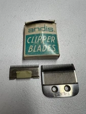 Vintage Used Andis Clipper Blade Set # 1556 Fits ML - SM, 22 Tooth Upper