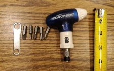 DAKINE Torque Driver Screwdriver Snowboard Ski Tool With Attachments