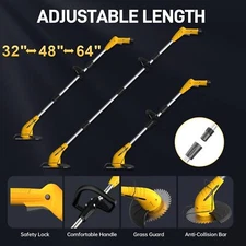 3-Blade Cordless Weed Trimmer