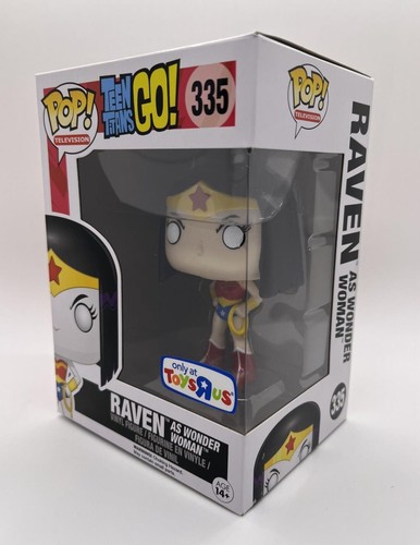 Funko POP Teen Titans Go Raven as Wonder Woman 335 Toys R Us Exclusive - Picture 2 of 11