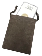 Intercept Shield Coin Slab Jewelry Pouch Brown 12 Pack Tarnish Protection Bags