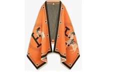 EXTREE Scarf for Women Pashmina with horse motive - ON SALE NOW