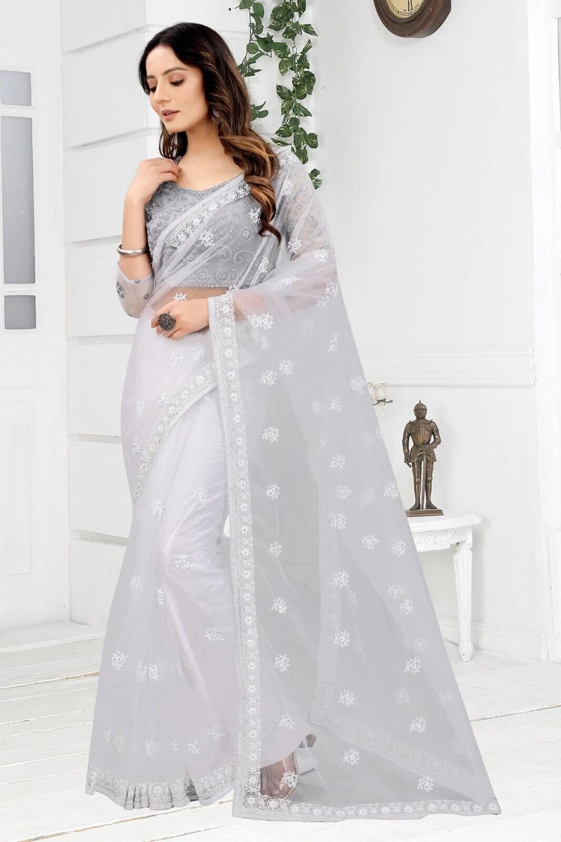 Party wear net best sale saree