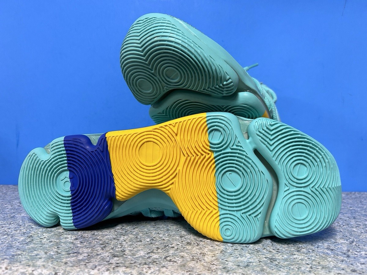 Nike KD 10 City Edition Hyper Turquiose Blue Sz 10.5 Men Kevin