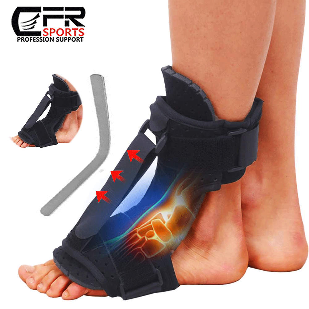 Plantar Fasciitis Night Splint Adjustable Foot Drop Ankle Brace Support Toe  Pain | eBay