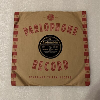 Solomon / Occasional Oratorio London Symphony Orchestra 10  Vinyl 78RPM D.B.3399