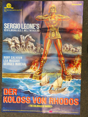 Original Filmposter Filmplakat A0 Der Koloss von Rhodos Gut Sergio Leones