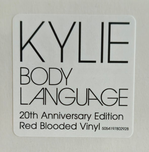 Kylie Minogue - Body Language - Red Vinyl - 20th Anniversary