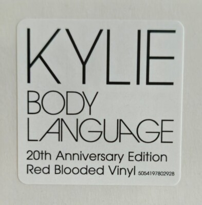 Kylie Minogue - Body Language - Red Vinyl - 20th Anniversary