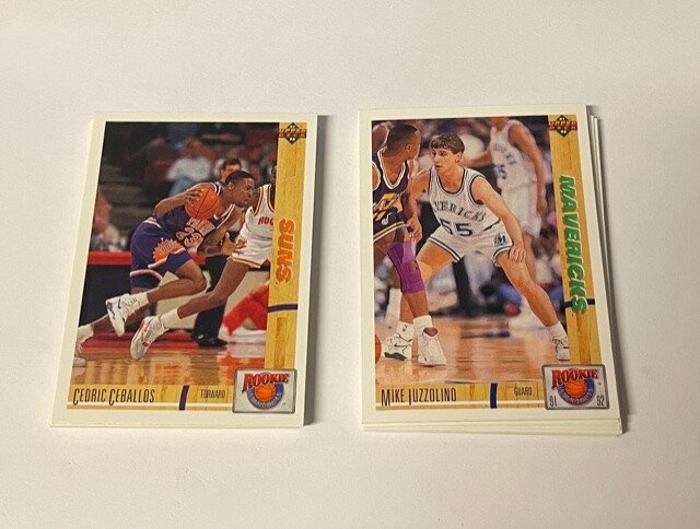 1991-92 Upper Deck Rookie Standouts Basketball Singles You Pick