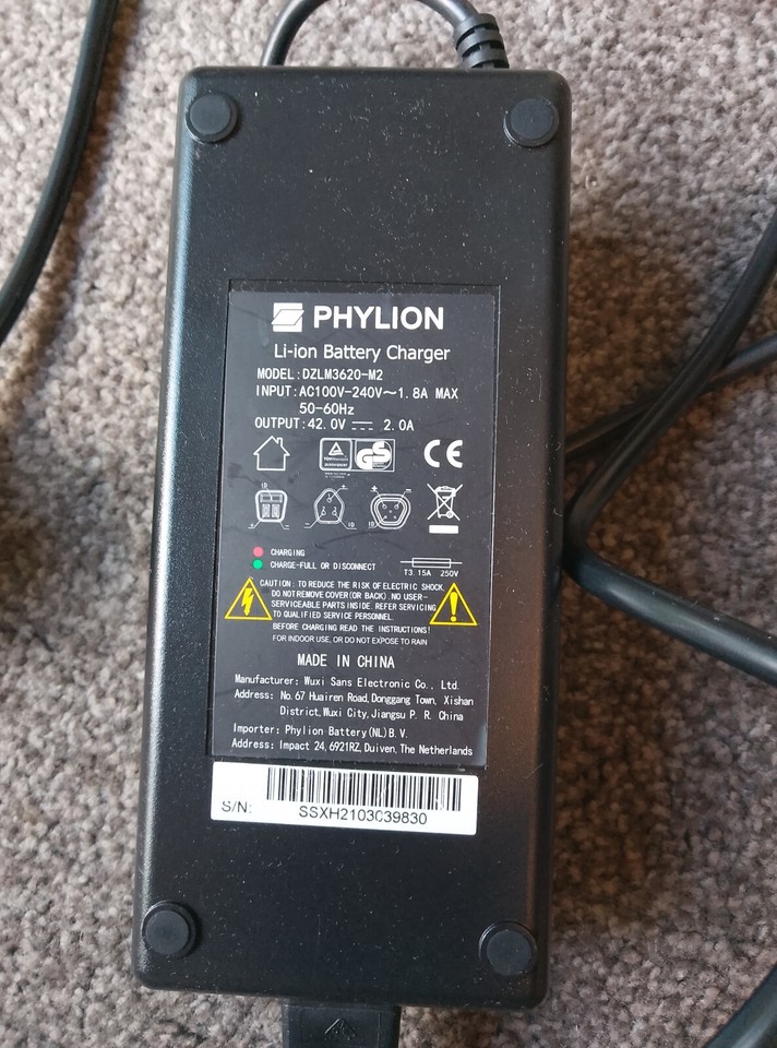 Carrera Vengeance E bike battery Charger eBay