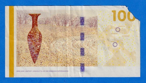 Denmark 100 Kroner 2013 P-54e(2) Rohde & Sørensen Circulated 315331M Damaged - Picture 2 of 4