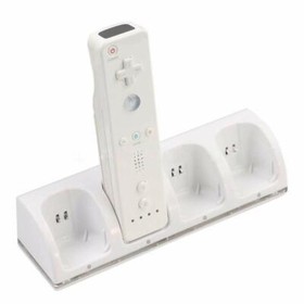  Wii Charging Station with Rechargeable Batteries for Wii Controller new
