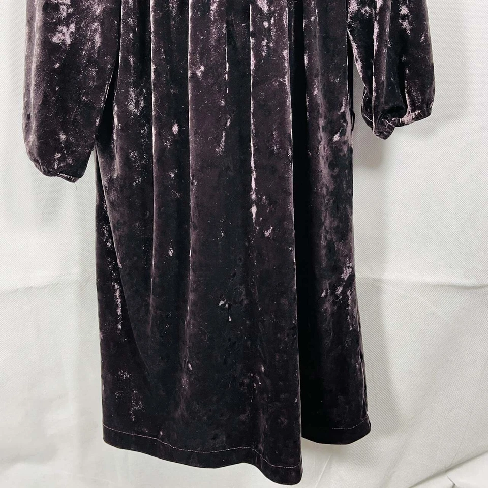 Девочек бутик PEEK FLEUR DES CHAMPS коричневый велюр 3/4 рукав платье размер 8 милый - Изображение 3 из 4