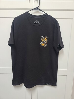 Sullen Art Collective Clothing T-Shirt - Fire Skull Tattoo - Men's Size Large 