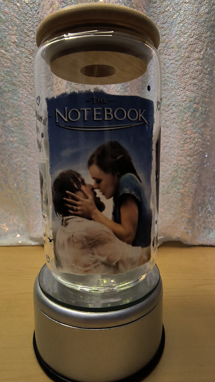 Notebook 16 oz uv dtf cup with lid and straw-image