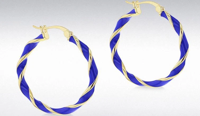 Orecchini A Monachella In Argento Sterling 925 – Stabili, Lucidi, Senza Pietre – Lunghi 23 Mm – Regalo In Scatola