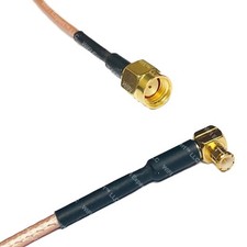 RG316 RP-SMA MALE to MCX MALE ANGLE RF Cable Rapid-SHIP LOT