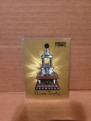 1995 96 Pinnacle Vezina Trophy Gold Jim Carey Washington Capitals 