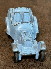Vintage Diecast Car Tootsie Toy Blue Hot Rod Made in USA
