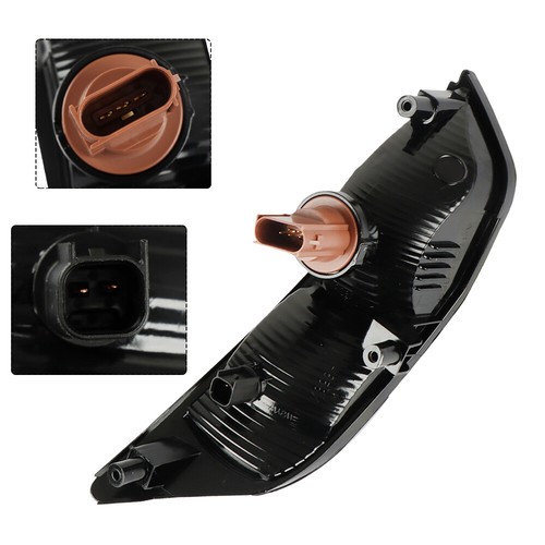 Park Turn Signal Side Marker Light Lamps W/Bulbs Right For Ford Mustang 2015-17 - Picture 4 of 12