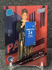 2024 NATIONAL Silver Pack - RED FOIL #RR7 Alissa Pili RC 99/99 WNBA Bookend 1/1