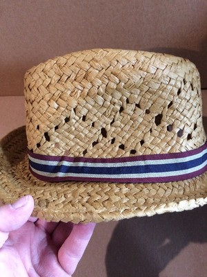 Natural Straw 100% Paper Hat Men display picture 3