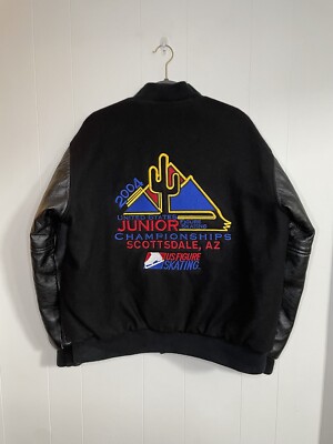 2004 Game Sportswear Varsity Jacket US FIGURE SKATING Jacket MEDIUM