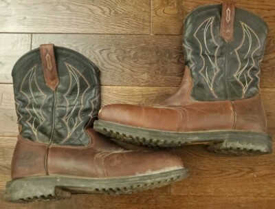 FANTASTIC LOOK ARIAT WESTERN COMPOSITE TOE BOOTS MENS SIZE US10D MODEL  10012932