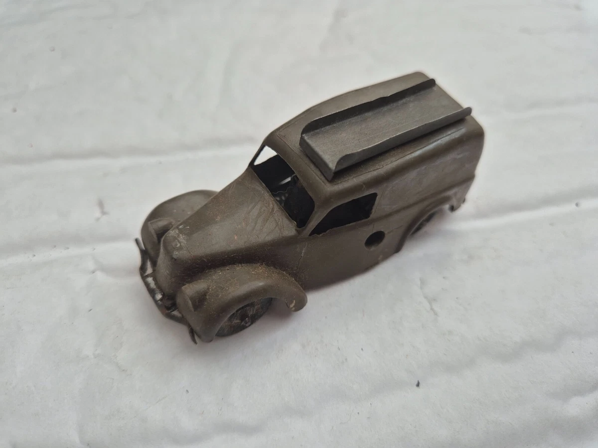 Voiture + Caravane à Friction Tri-ang - Miniature Tôle Et Plastique, UK