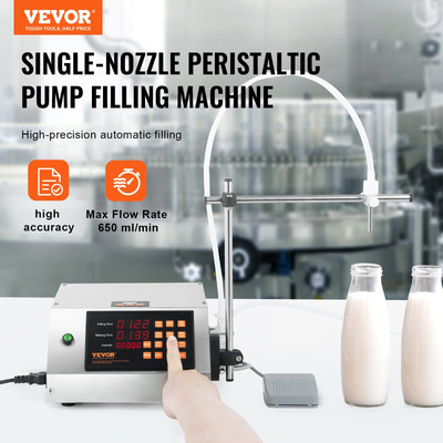 High-Precision Liquid Filling Machine - 5-650ml Capacity, Automatic Bottle Fille