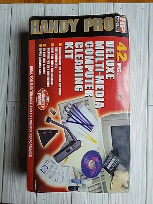 Handy Pro 42 Deluxe Multi-Media Computer Cleaning Kit Vintage 3.5 ...