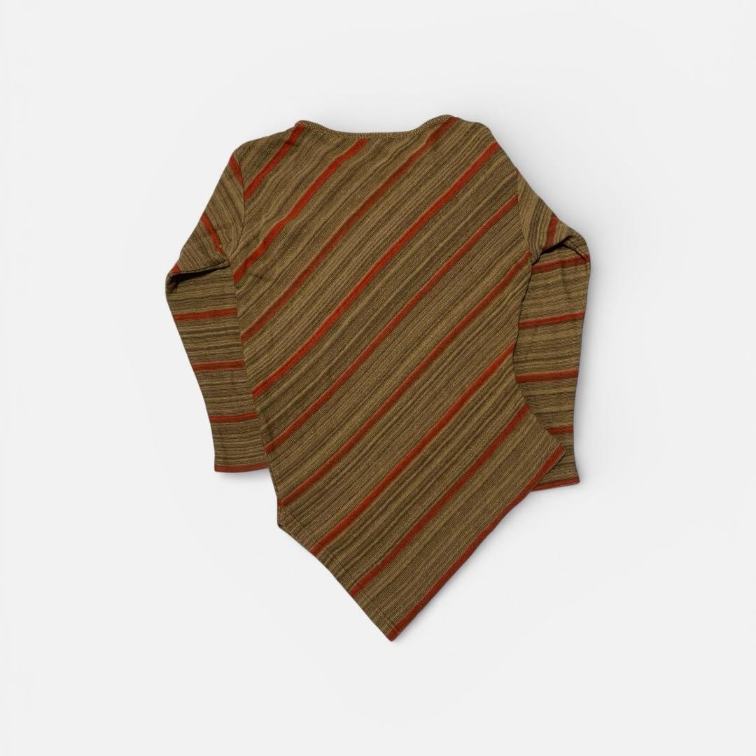 USED 80S BRUSH-TAG ISSEY MIYAKE ASYMMETRICAL KNITWEAR… - Gem