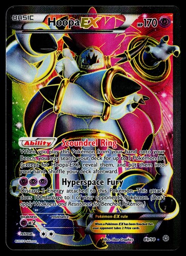 Hoopa EX 89/98 XY Ancient Origins 2015 Pokemon Full Art Holofoil MP+