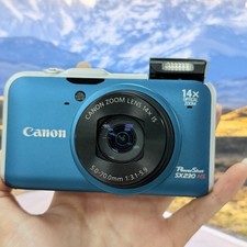 Canon PowerShot SX230 HS Digital Camera 12.1MP 14x Optical Zoom Auto Focus