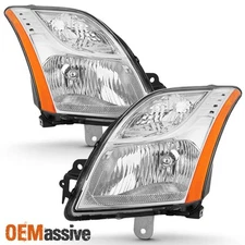 Fits 2010-2012 Sentra L4 2.0L Headlights Headlamps Lights Left+Right 10 11 12