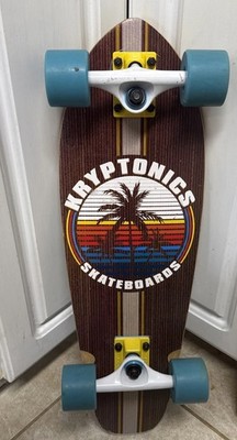 Kryptonics Mini Fat Cruiser 25'' Skateboard Palm Tree Beach