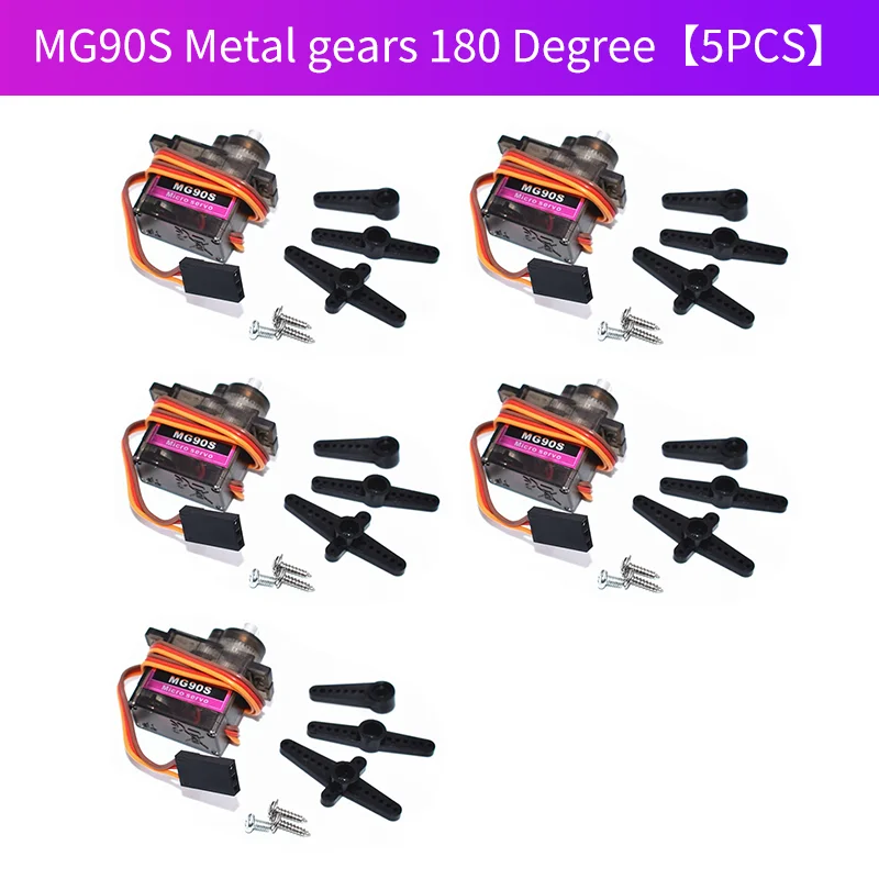 2PCS/5PCS/10PCS SG90 MG90S 9G Micro Servo Motor 5V 180° 360° Digital Servo for A