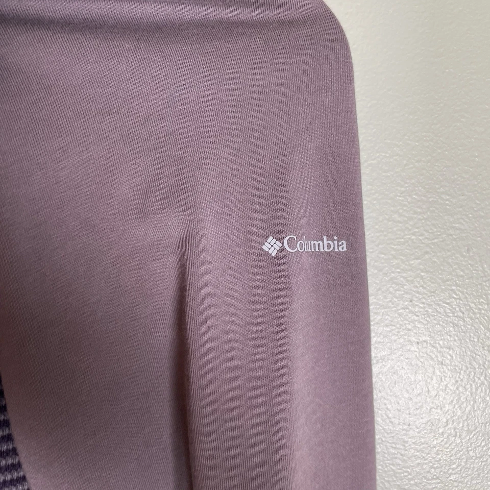 Top Columbia Para Mujer Talla Mediana Manga Larga Térmico Waffle BlackBerry Exterior Foto 3 de 4