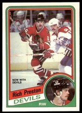1984-85 O-Pee-Chee Rich Preston Hockey Cards #118