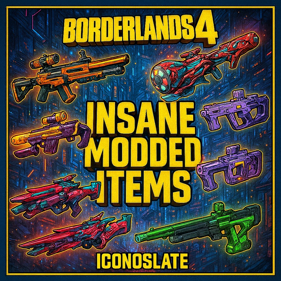 Borderlands 4 MODDED WEAPONS & GEAR 🔥 1 SHOT BOSSES 💥 INSANE STATS