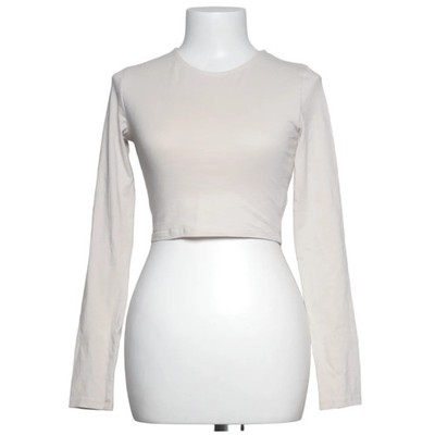 NLY Trend, Crop Top, Größe: XS, Keep It Simple Crop Top, Beige #EXH