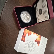 Canada 2013 $5 Silver Maple Leaf 25th Anniv High Relief Piedfort Coin