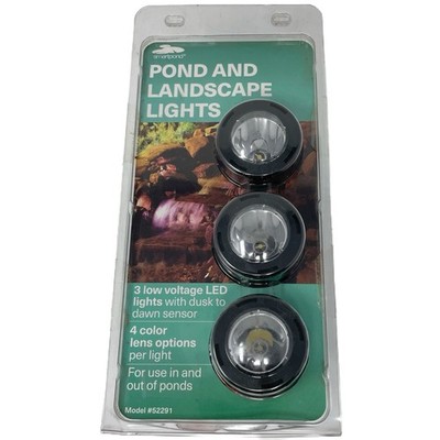 SMARTPOND Multicolored Pond & LANDSCAPE Waterproof LED Lights #52291 BRAND NEW
