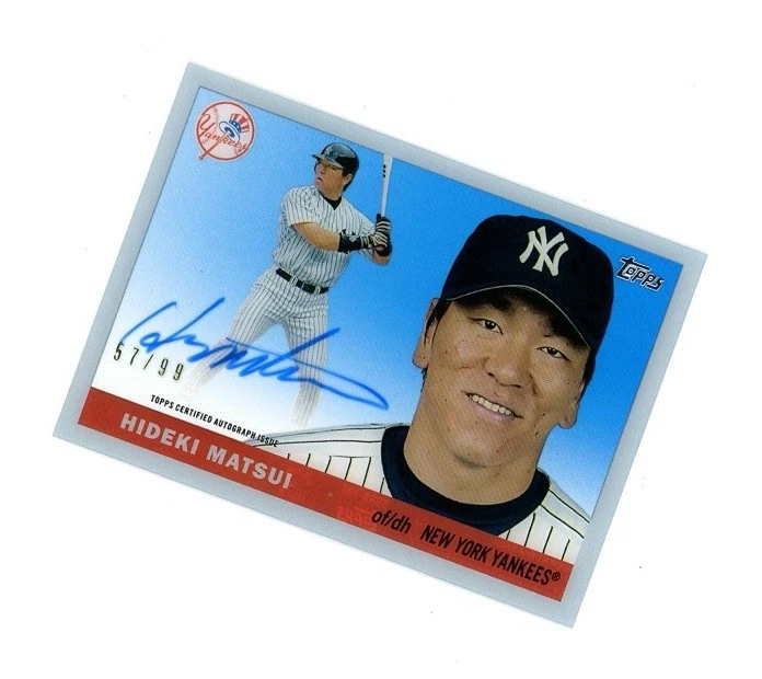 Topps Hideki Matsui Baseball Sports Trading Cards & Accessories
