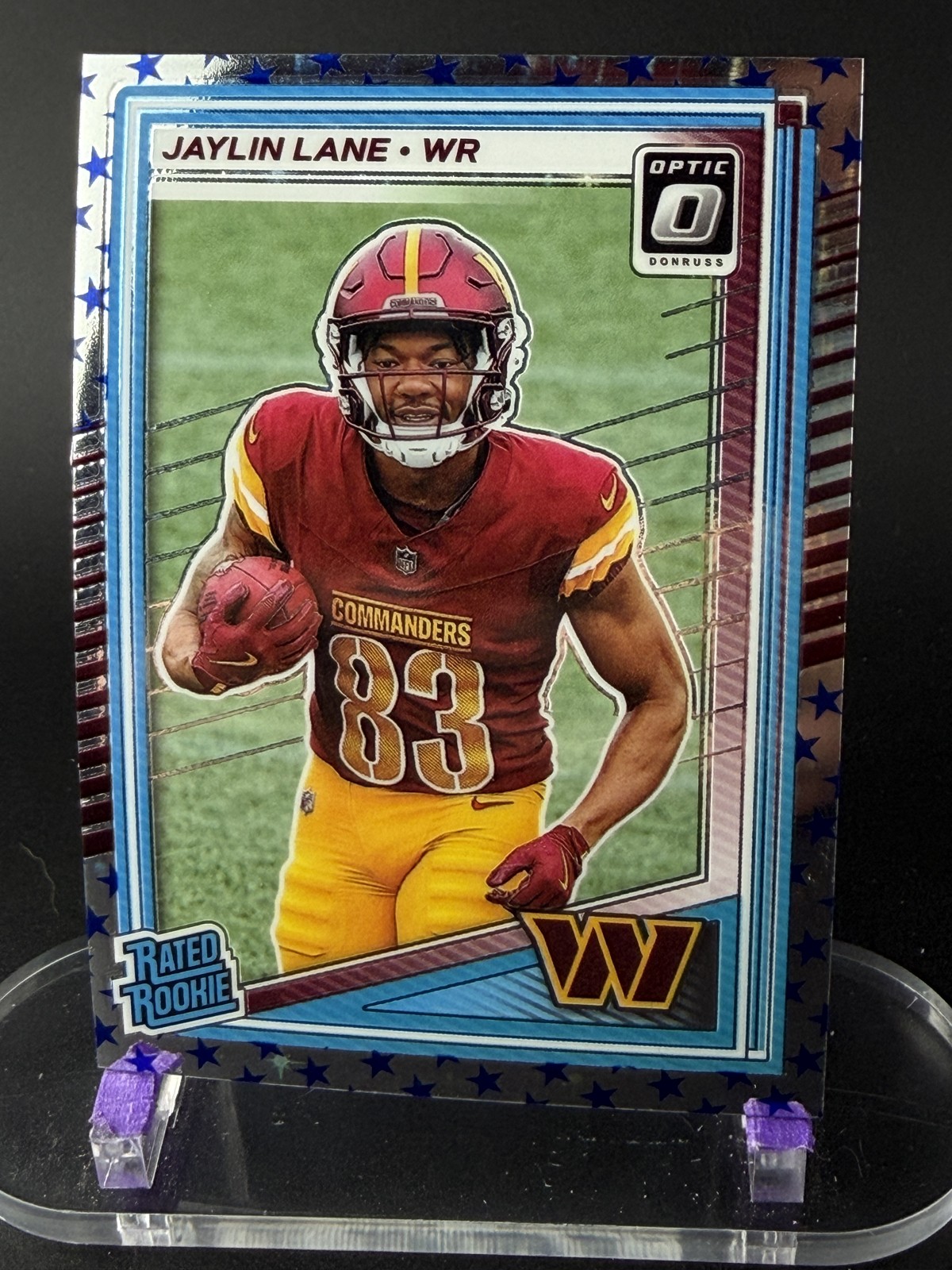 2025 Panini Donruss Optic - Rated Rookie Jaylin Lane #249 Stars Prizm (RC)