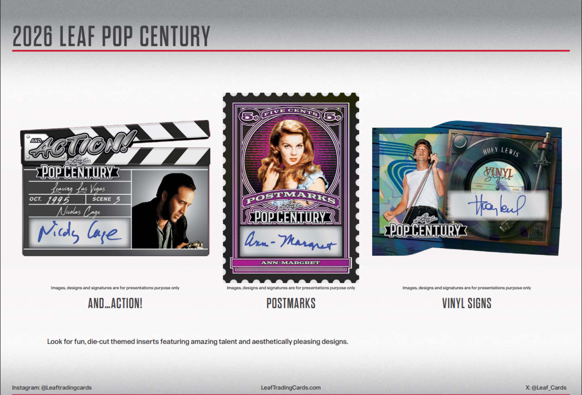 2022 Leaf l Pop Century 新品未開封ボックス 2023 LEAF POP CENTURY DECADENCE【製品情報】 | Trading Card Journal