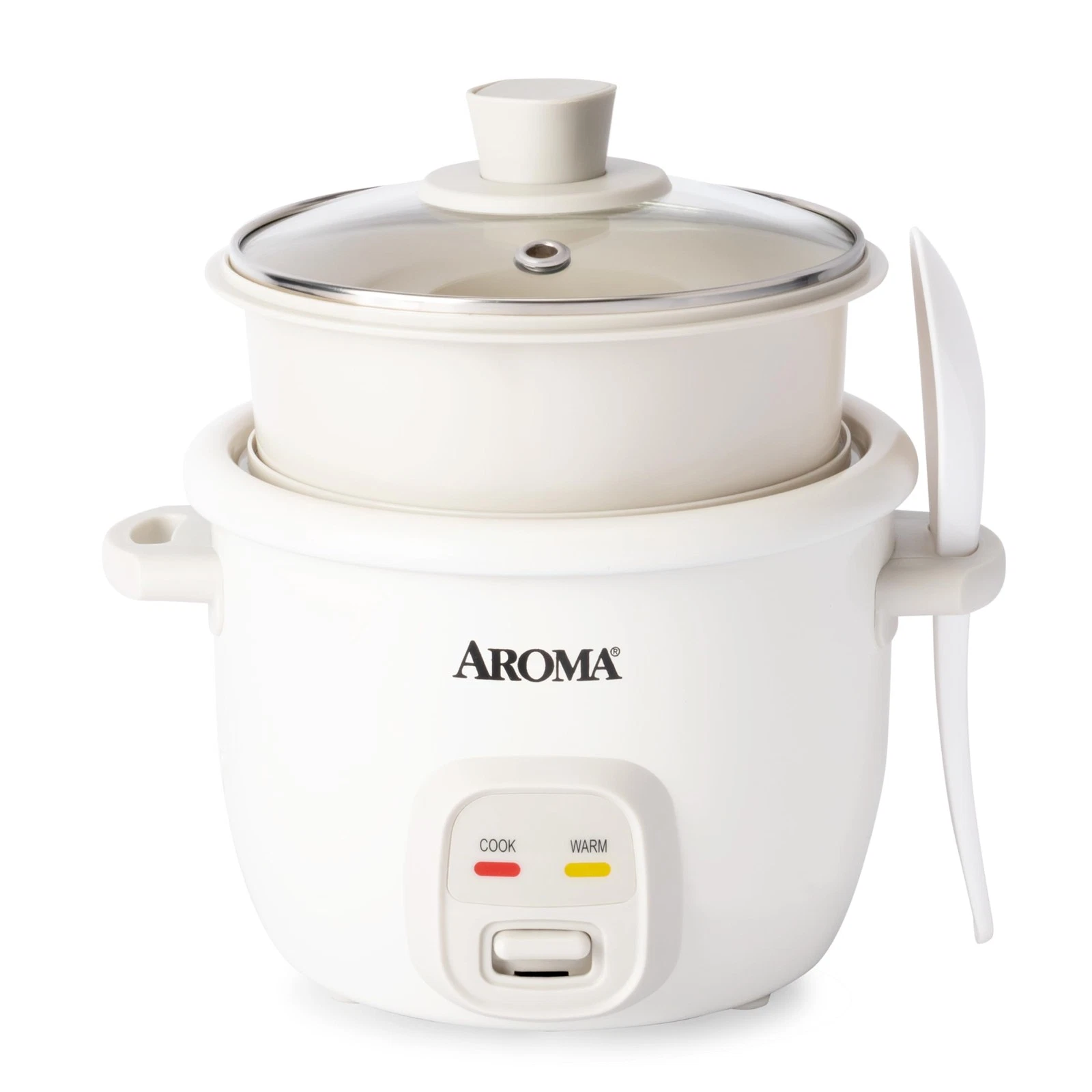 ® CoreCoat Rice Cooker with Pop-Up Food Steaming Basket (4 Cups Cooked, 2 Cup...