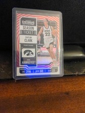 2024 Panini Caitlin Clark Collection Season Ticket Red Foil 