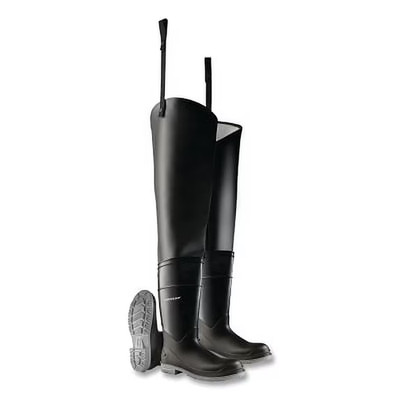 Dunlop Hip Wader Plain Toe Steel Shank 32'' In-Seam Fishing Boot SIZE 12